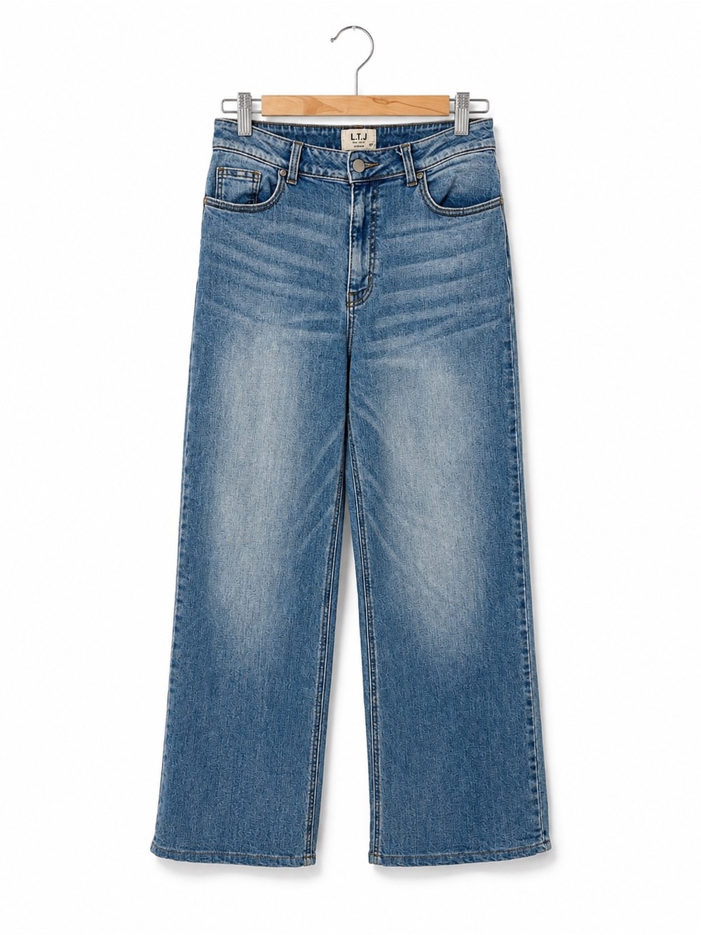 Letter To Juliet High-Rise Light Blue Wide-Leg Jeans
